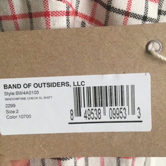 New Band of Outsiders Asymmetrical Shift Dress - Picture 5 of 5